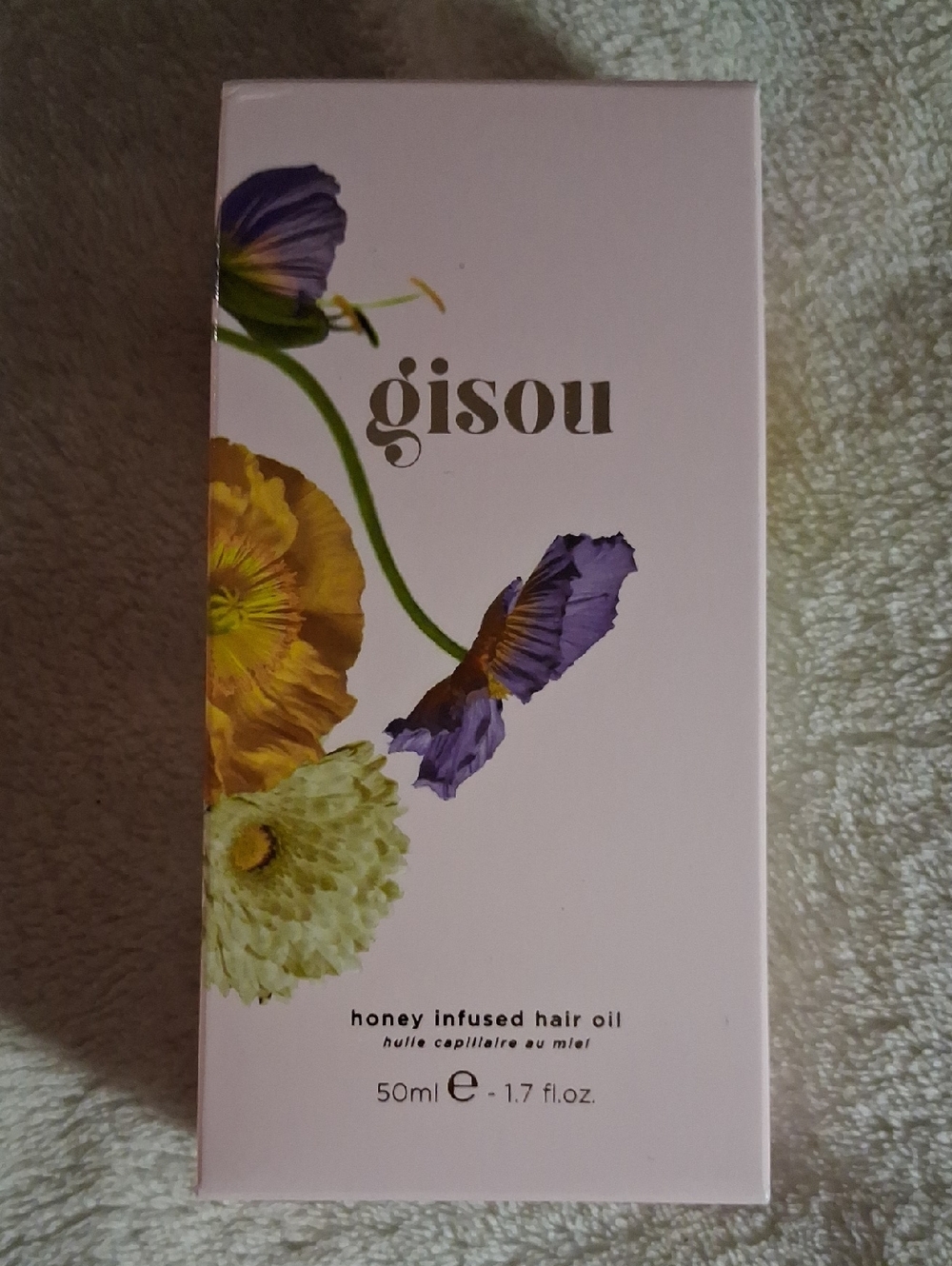 Gisou Honey Infused Hair Oil - Light Pink Floral Box! New In Box!